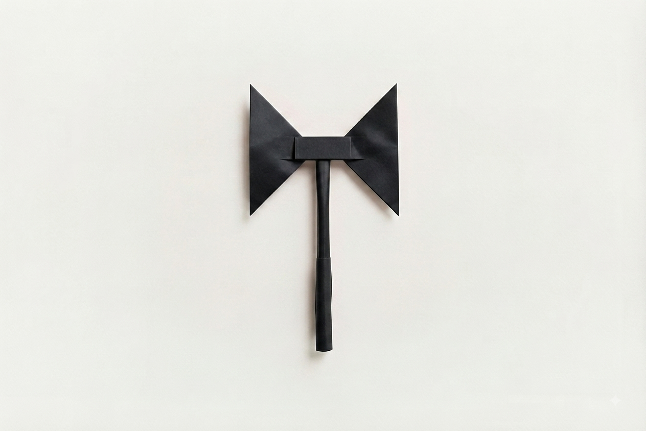 Paper Axe (Black)