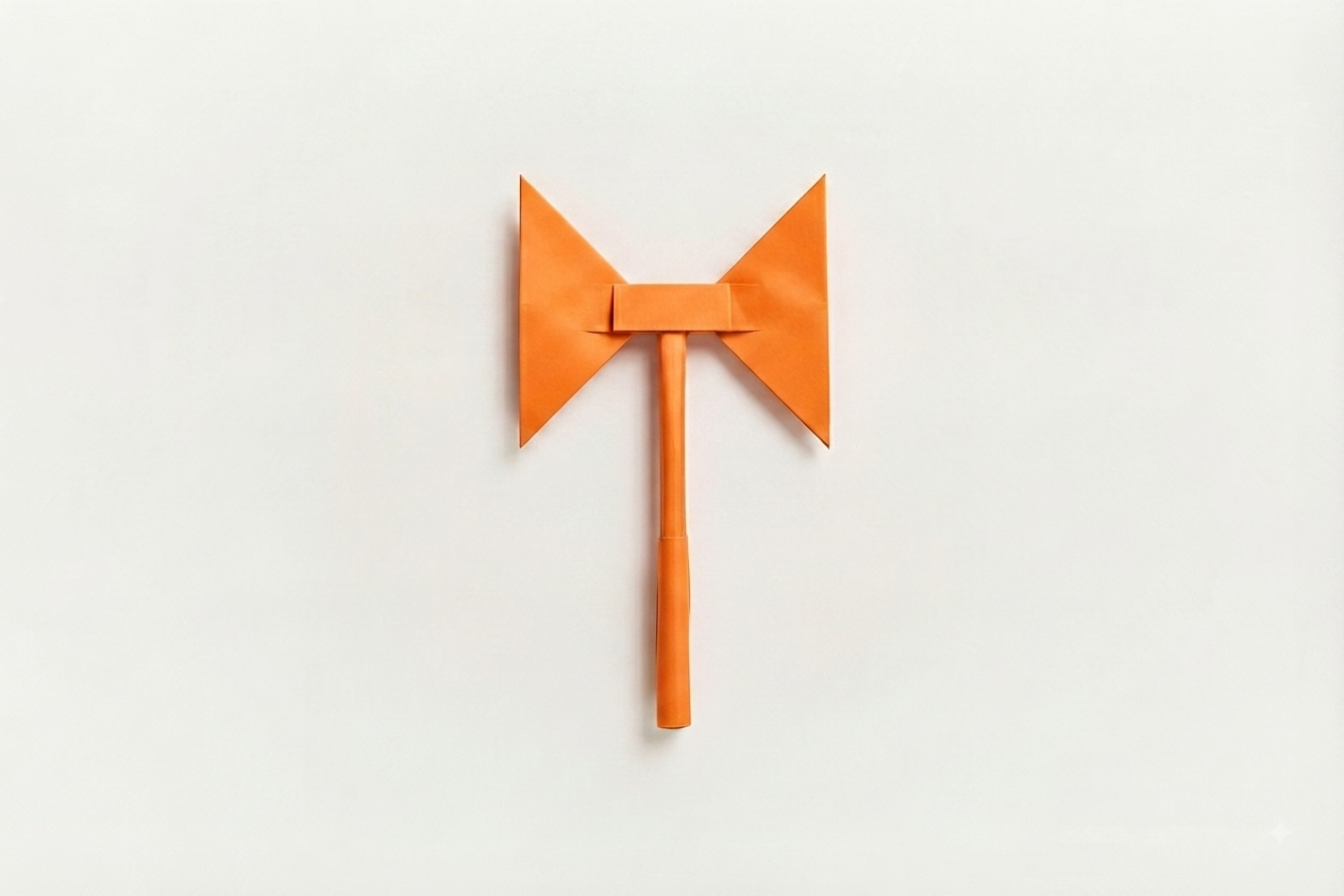 Paper Axe (Orange)
