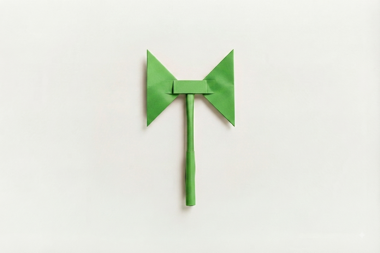 Paper Axe (green)