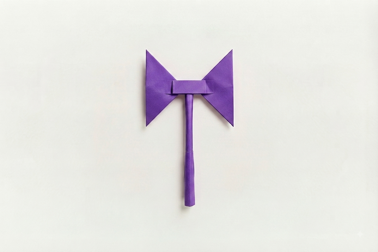 Paper Axe (Purple)